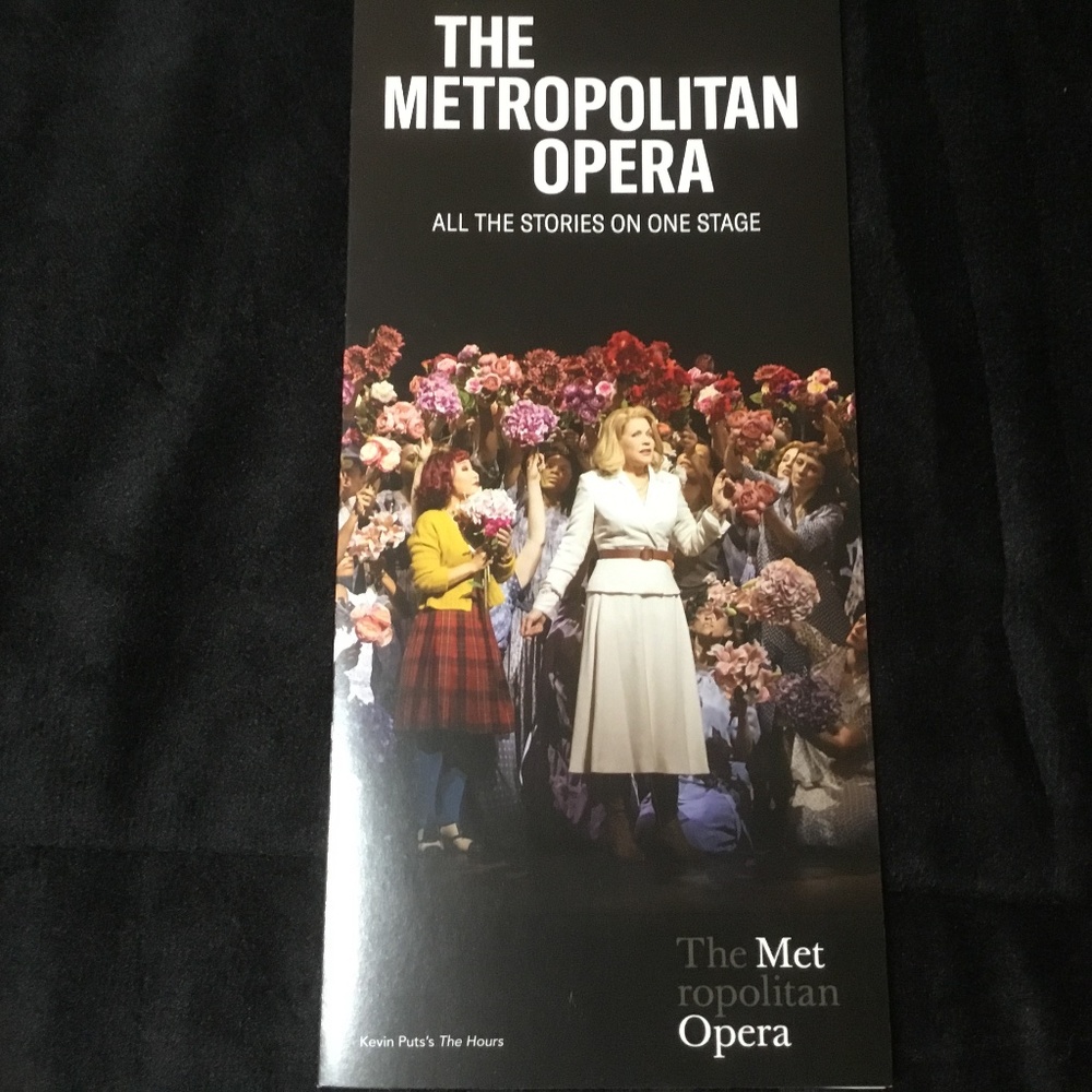 Flyer for The Metropolitan Opera Spring 2024